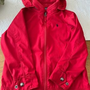 Polo Ralph Lauren Boys Packable Hooded Windbreaker Jacket Size 5